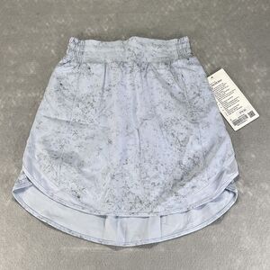 Lululemon Skirt Womens 2 VDPM/PSLB Pastel Blue Hotty Hot High Rise Lined Long